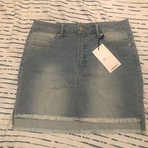 Medium Wash Denim Skirt